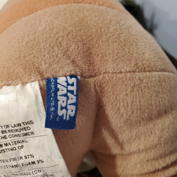 Star Wars Yoda 18" Plush Lucasfilm Ltd Stuffed Animal Jay Franco and Sons - Picture 8 of 10